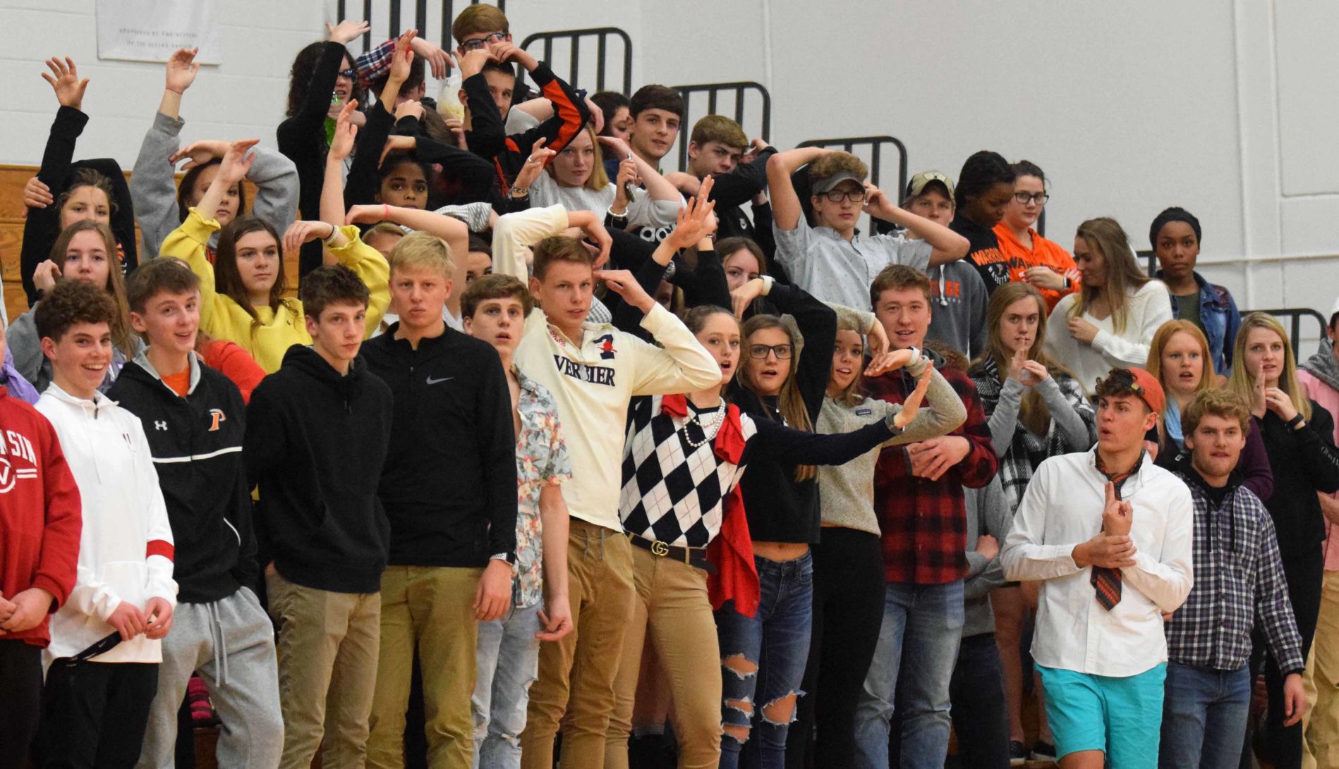 Portage student section